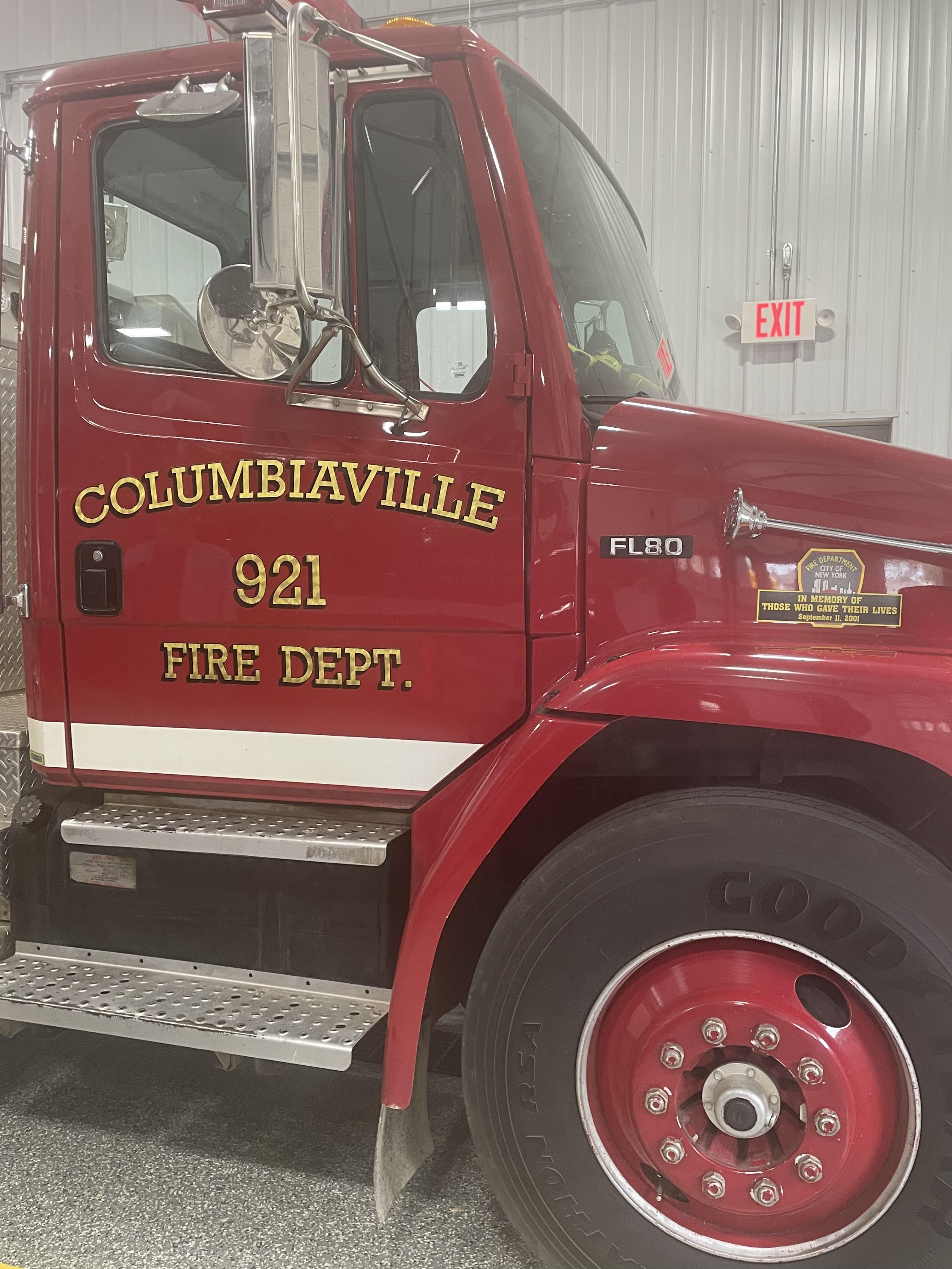 Colulmbiaville Fire truck